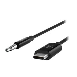 Кабель Belkin mini-jack 3.5 mm / USB-C, 1,6м, черный— фото №10