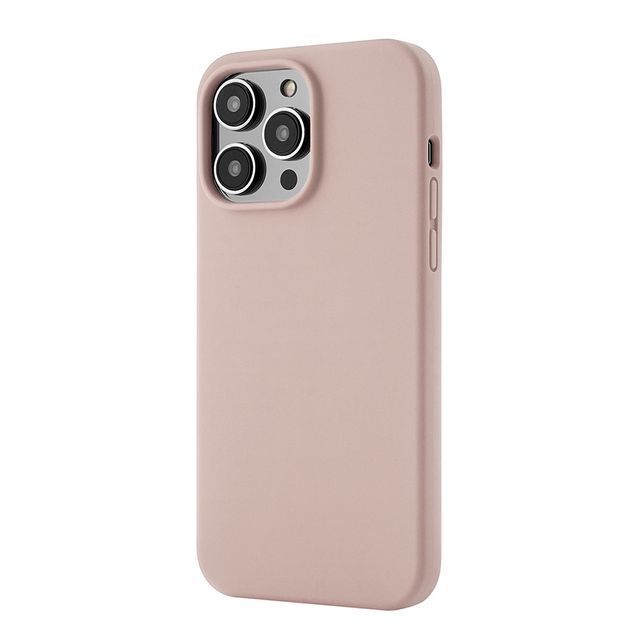 Чехол-накладка uBear Touch Mag Case для iPhone 14 Pro Max, силикон, розовый— фото №0