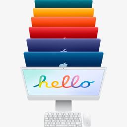 2021 Apple iMac 24″ розовый (Apple M1, 8Gb, SSD 256Gb, M1 (8 GPU))— фото №6