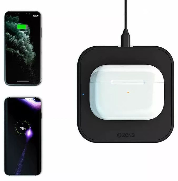 Зарядное устройство беспроводное Zens Essential Starterpack, черный— фото №4