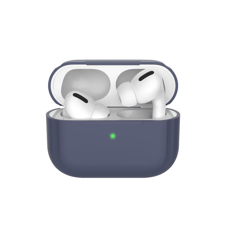 Силиконовый чехол Deppa для AirPods Pro, цвет: синий— фото №0