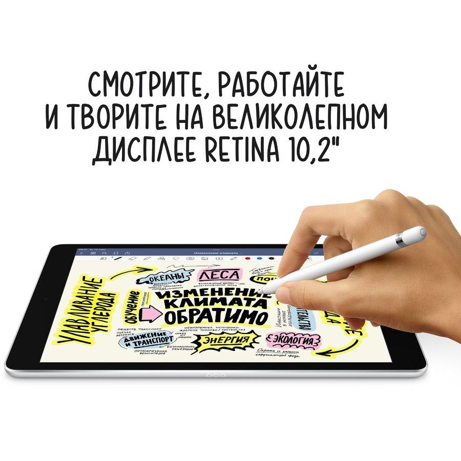 2021 Apple iPad 10.2″ (256GB, Wi-Fi + Cellular, серый космос)— фото №4