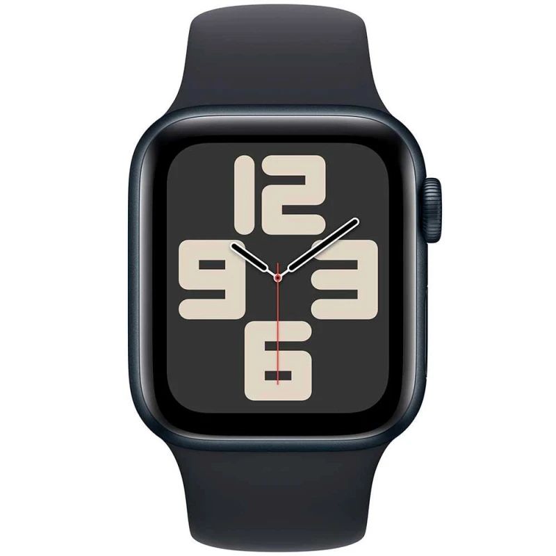 Apple Watch SE 2023 GPS  (корпус - темная ночь, 40mm ремешок Sport Band темная ночь, размер S/M)— фото №1