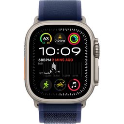 Apple Watch Ultra 2 GPS + Cellular 49mm (корпус - титан, ремешок Trail Loop синий, IP6X)— фото №1