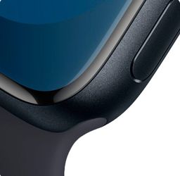 Apple Watch Series 9 GPS 45mm (корпус - темная ночь, спортивный ремешок темная ночь, IP6X)— фото №2