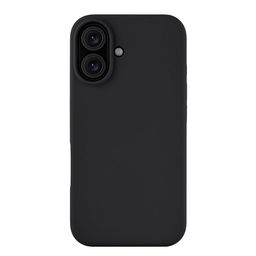 Чехол-накладка uBear Touch Mag Case для iPhone 16, силикон, черный— фото №1