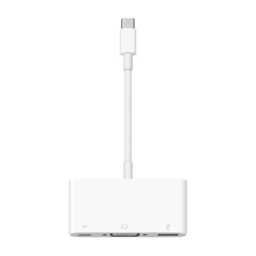 Адаптер мультипортовый Apple USB-C VGA Multiport Adapter 3 в 1, белый— фото №0