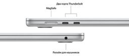 2024 Apple MacBook Air 13.6″ серебристый (Apple M3, 8Gb, SSD 512Gb, M3 (10 GPU))— фото №5