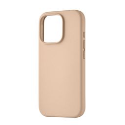 Чехол-накладка uBear Touch Mag Case для iPhone 16 Pro, силикон, латте— фото №5