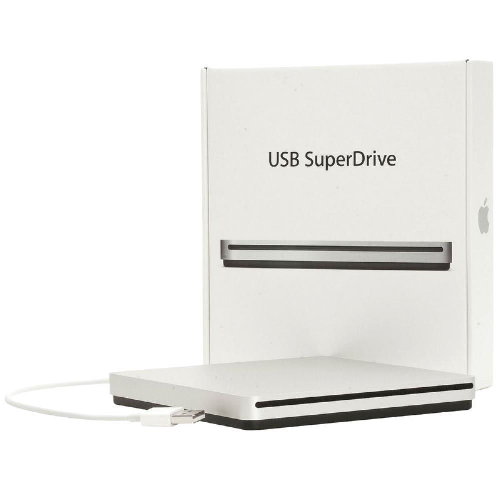 Внешний оптический привод Apple USB SuperDrive, белый— фото №2