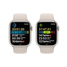 Apple Watch Series 8 GPS + Cellular 45mm (корпус - сияющая звезда, IP6X)— фото №6