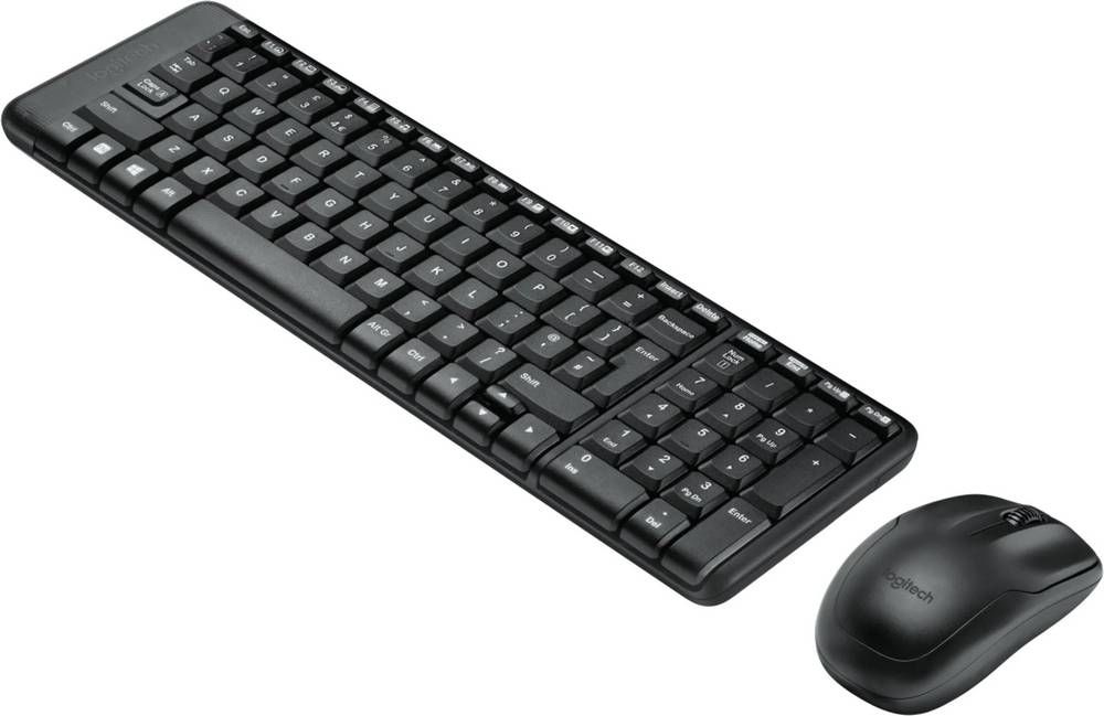 Клавиатура и мышь Logitech MK220, черный— фото №2