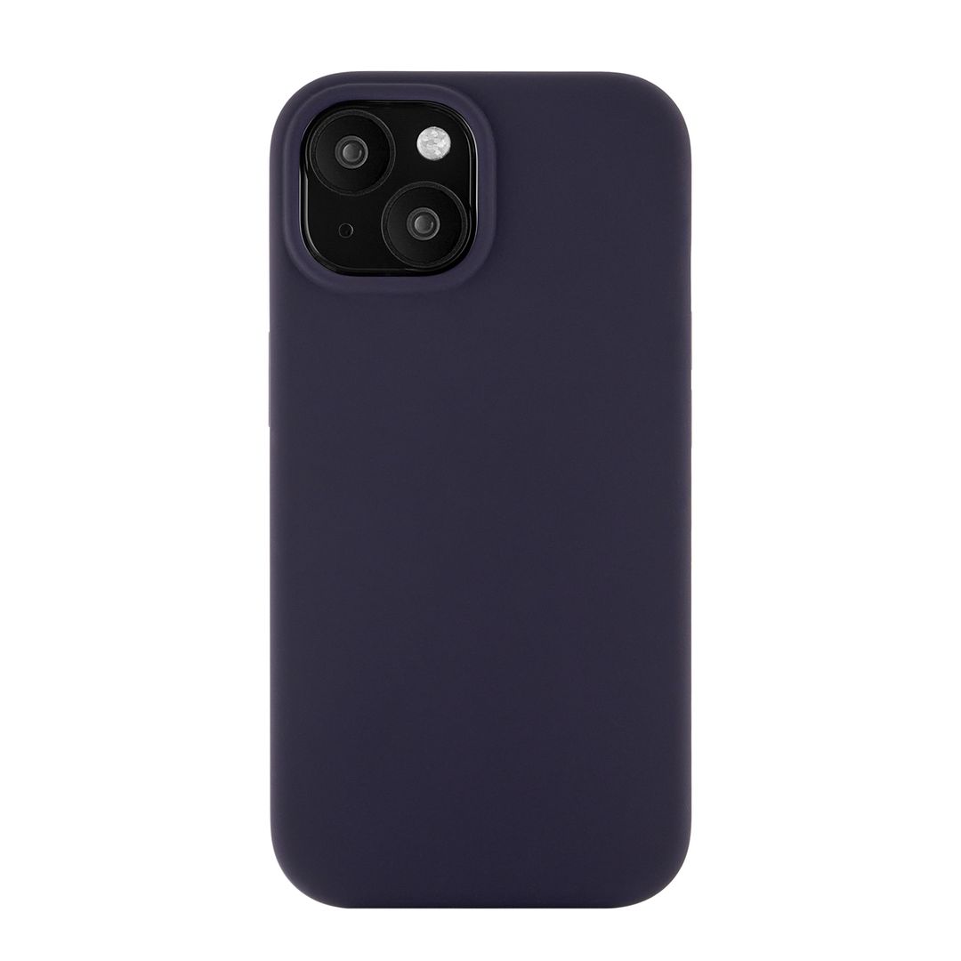 Чехол-накладка uBear Touch Mag Case для iPhone 15, силикон, темно-фиолетовый— фото №0