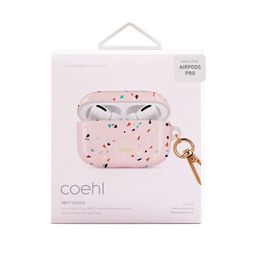 Чехол Uniq COEHL Terrazzo розовый, для AirPods Pro— фото №1