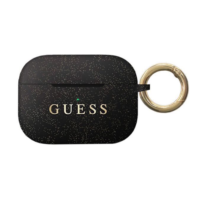 Чехол Guess с кольцом для AirPods Pro, чёрный— фото №0