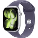 Смарт-часы Apple Watch Series 11 GPS 46mm (корпус - серебристый, ремешок Sport Band фиолетовый, размер M/L)