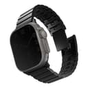 Ремешок Uniq Strova MAG Strap Link Steel для Apple Watch 44mm/45mm/46mm/49mm, нержавеющая сталь, черный