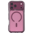 Чехол-накладка VLP Bubble Case для iPhone 18 Pro Max, силикон, темная вишня