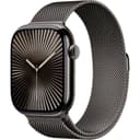 Смарт-часы Apple Watch Series 10 + Cellular 46mm (корпус - серый титан, браслет серебристый, размер M/L)