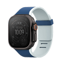 Ремешок Uniq Revix IV reversible Magnetic для Apple Watch 45mm/46mm/49mm, силикон, синий/голубой