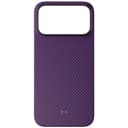 Чехол-накладка Magssory Aramid Frame Case для iPhone 18 Pro, арамид (кевлар), бургунди