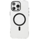 Чехол-накладка VLP Diamond Case для iPhone 16 Pro, полиуретан/закаленое стекло, черный