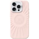 Чехол-накладка PYNANA Starlight для iPhone 16 Pro Max, экокожа, розовый