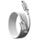 Кабель VLP Force Line Magnet USB-C / USB 2.0, 100Вт 1,5м, белый