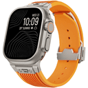 Ремешок Monocozzi ESSENTIALS для Apple Watch 45mm/46mm/49mm, силикон, оранжевый