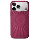 Чехол-накладка PYNANA Starlight Series для iPhone 17 Pro Max, силикон, красный