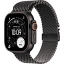Смарт-часы Apple Watch Ultra 3 GPS + Cellular 49mm (корпус - черный титан, ремешок Milanese Loop черный, размер M)