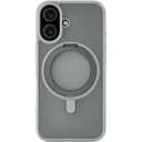 Чехол-накладка uBear Сlip 360 для iPhone 16, поликарбонат, серый