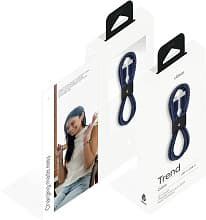 Кабель uBear Trend USB-C / USB-C, 60Вт 1,2м, синий - 3