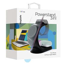 Зарядное устройство беспроводное VLP Powerstand 3 в1, 15Вт, черный - 3