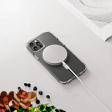 Чехол-накладка uBear Real Mag Case для iPhone 13 Pro Max, поликарбонат, прозрачный - 3