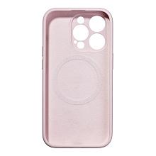 Чехол-накладка Synora Silicon MagCase для iPhone 14 Pro, силикон, светло-розовый - 3