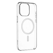 Чехол-накладка Synora Mag Clear Case для iPhone 14, полиуретан, прозрачный - 0