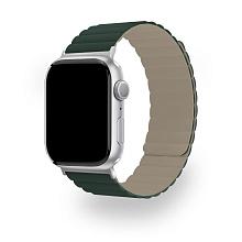 Ремешок uBear Mode для Apple Watch 42mm/44mm/45mm/49mm, M/L, силикон, зеленый/серый - 0
