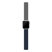 Ремешок uBear Mode для Apple Watch 42mm/44mm/45mm/49mm, M/L, силикон, синий/серый - 2
