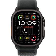Apple Watch Ultra 2 GPS + Cellular 49mm (корпус - черный титан, ремешок Trail Loop черный, размер M/L) - 1
