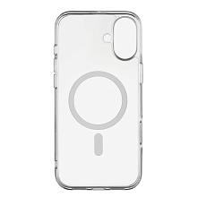 Чехол-накладка uBear Real Mag Case для iPhone 16 Plus, полиуретан, прозрачный - 0