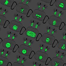 Чехол и наклейки Asynora Glow Peace, для AirPods Pro 2 - 3