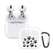 Чехол и наклейки Asynora Paw, для AirPods 4/4 ANC - 0