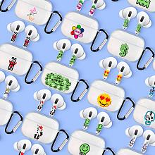 Чехол и наклейки Asynora Puppy, для AirPods 2 - 3