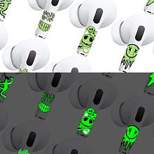 Чехол и наклейки Asynora Glow Heart, для AirPods 2 - 2