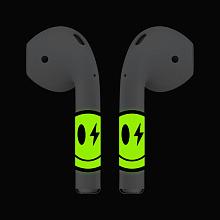 Чехол и наклейки Asynora Glow Smile, для AirPods 2 - 1