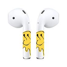 Чехол и наклейки Asynora Melting Face, для AirPods 2 - 1