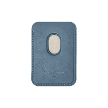 Кардхолдер Native Union (RE)Classic MagSafe, полиуретан, синий - 1
