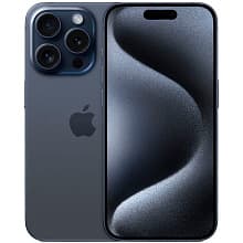 Смартфон Apple iPhone 15 Pro nano SIM+eSIM 256GB, синий титан (Blue Titanium) - 0