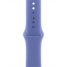 Apple Watch SE GPS 40mm (корпус - серебристый, ремешок Sport Band голубой, размер M/L) - 2